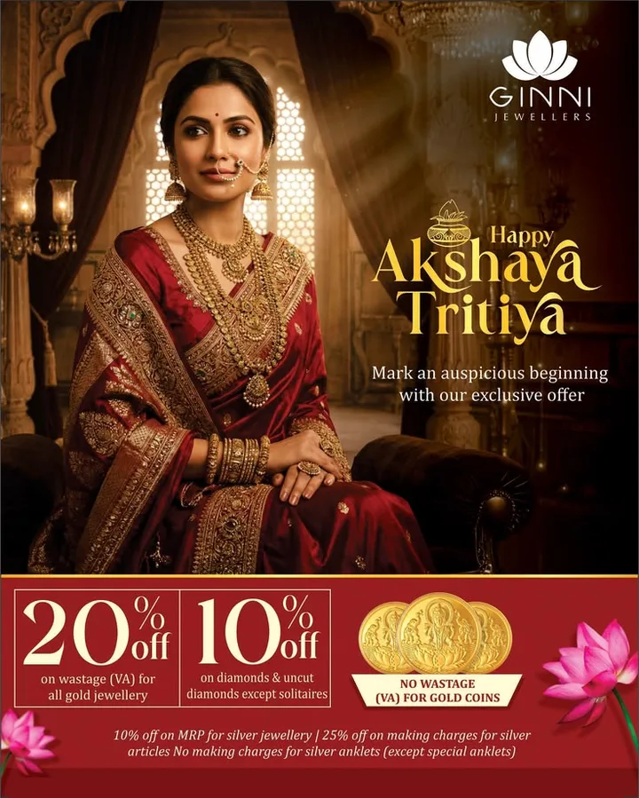 Akshaya Tritiya jewellery campaign, design reference